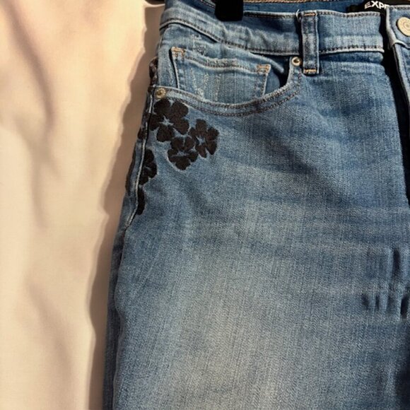 Express Super High Rise Ankle Leggings - Size 10R - Picture 7 of 11